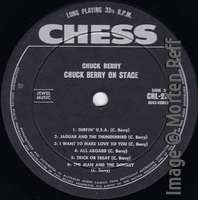 Chuck Berry: On Stage - Australia label side 2